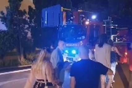 Izbio požar u hotelu: Evakuisani đaci koji su slavili matursko veče u sali (VIDEO)