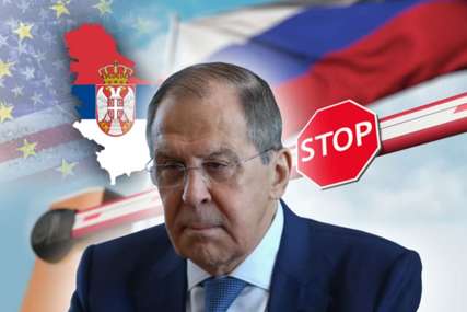 KAMEN U CIPELI EU Iako je posjeta Lavrova Srbiji otkazana, Moskva je jasno pokazala svoj stav