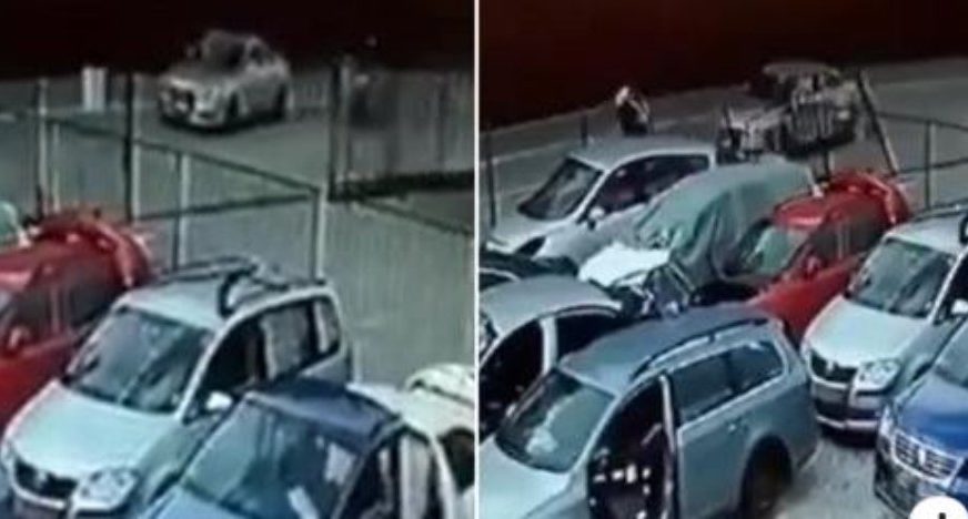 Motociklom se zakucao u automobil, pa ZAVRŠIO NA OGRADI: Muškarac zadobio teške povrede u nesreći