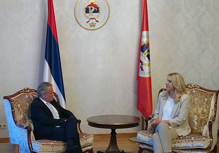 Cvijanovićeva nakon sastanka sa Satlerom: Srpska je posvećena procesu evropskih integracija (FOTO)