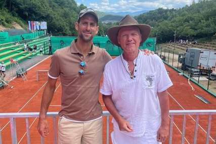 Đoković na otvaranju teniskih terena u Visokom: Nole imitirao Nadala