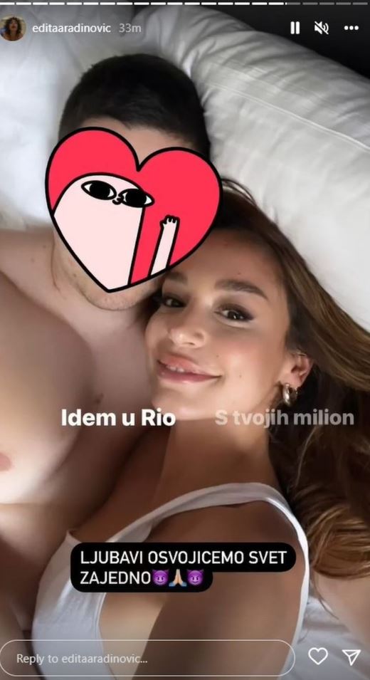 FOTO: EDITAARADINOVIC/INSTAGRAM/SCREENSHOOT