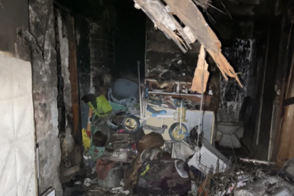 Djed pokušao zapaliti cijelu porodicu: Iz buktinje "izvučeno" šest osoba (FOTO)