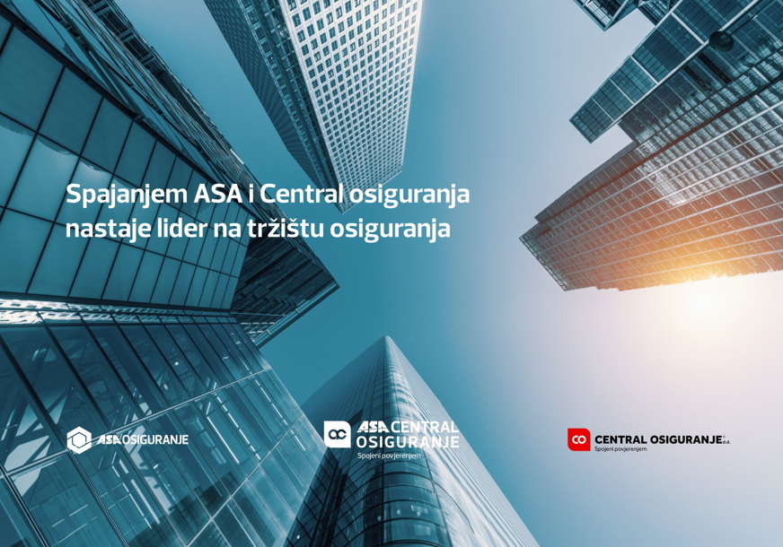 Spojeni povjerenjem: ASA i Central osiguranje spajanjem postaju lider na tržištu osiguranja
