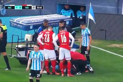 LUDNICA U ARGENTINI Fudbaler pogođen ribom (VIDEO)
