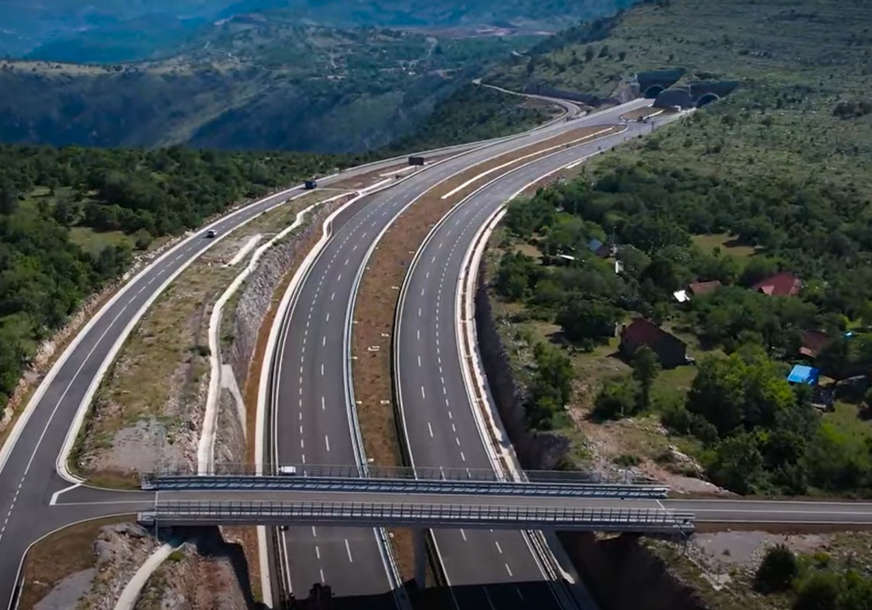 Nesreća na tek otvorenom auto-putu u Crnoj Gori (VIDEO)