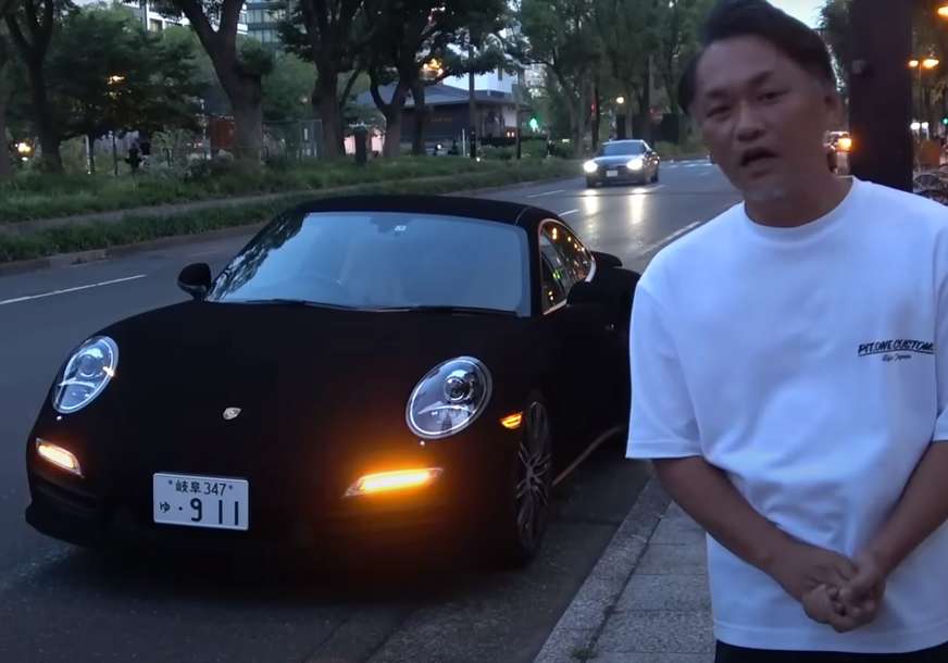 Nije pametno voziti ga noći: Ovo je najcrnji porše na svijetu (VIDEO)
