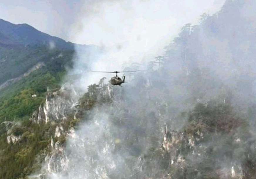 Golićeva poručila da je spriječena katastrofa “Ogromna zahvalnost Helikopterskom servisu za gašenje požara”