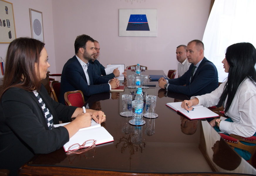 STVORENI USLOVI Javor sa Milunovićem razgovarao o otvaranju područnog odjeljenja Zavoda za statistiku u Prijedoru