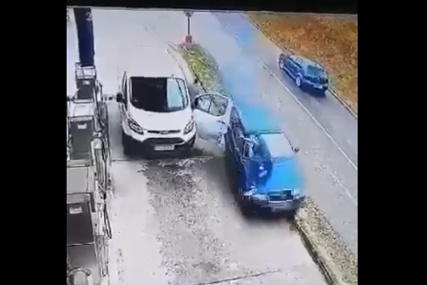 “ZADOBIO JE LAKŠE POVREDE” Oglasio se direktor benzinske pumpe na kojoj je automobilom udaren radnik (VIDEO)