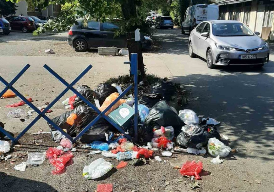 "Ovo je nedopustivo" Ulica Veljka Mlađenovića zatrpana smećem, mještani ogorčeni (FOTO)