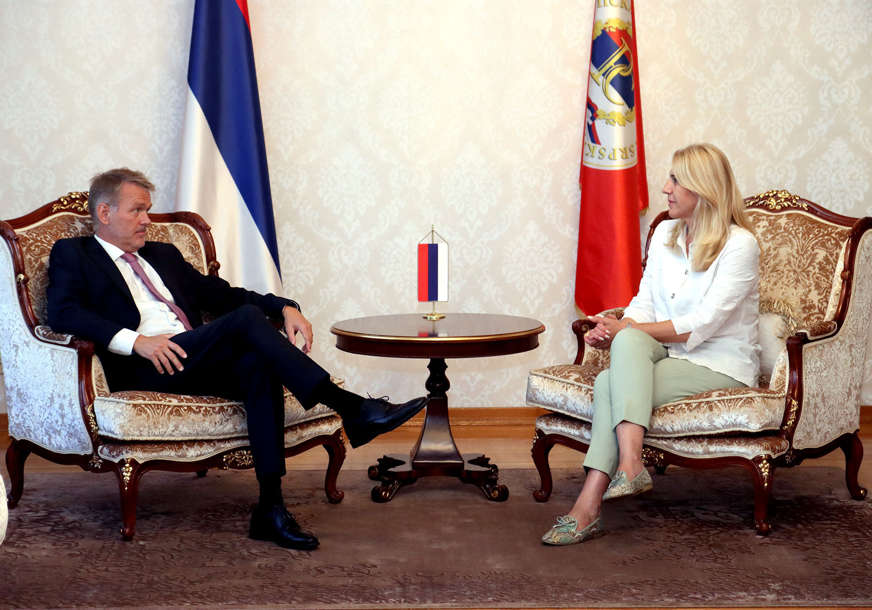 Cvijanovićeva se sastala sa ambasadorom Norveške: Institucije Srpske nastoje pružiti što bolje uslove za poslovanje