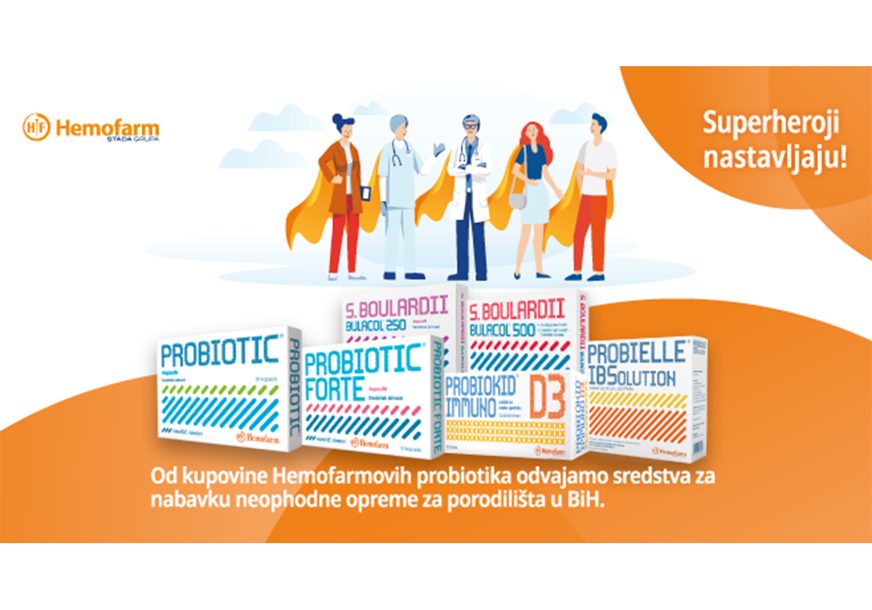Hemofarm izdvaja dio sredstava od prodaje probiotika za podršku porodilištima u BiH