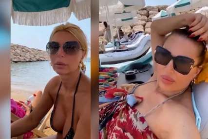 Ceca sa sestrom na Kipru: Uživaju na plaži, Lidija pokazala izvajano tijelo (VIDEO)