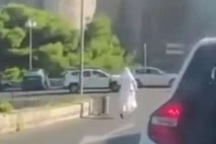 HIT NA INTERNETU Časna sestra juri kofer po ulici u Dubrovniku (VIDEO)