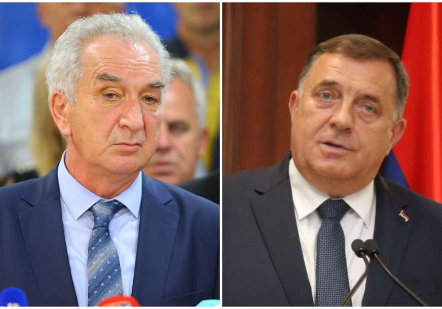 "Vodite ih sa sobom, ako su pošteni kao vi" Nastavlja se predizborni rat, Šarović odbrusio Dodiku