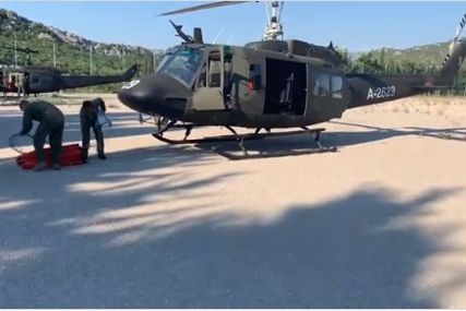 Vjetar više ne pravi problem: Helikopteri OS BiH će gasiti požar kod Neuma (VIDEO)