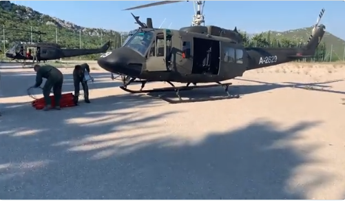 Vjetar više ne pravi problem: Helikopteri OS BiH će gasiti požar kod Neuma (VIDEO)