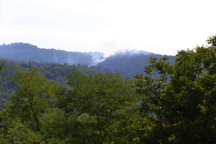 Vatrogasci i dalje na terenu: Požar na Vrbanjskim brdima manjeg intenziteta, ali nije ugašen