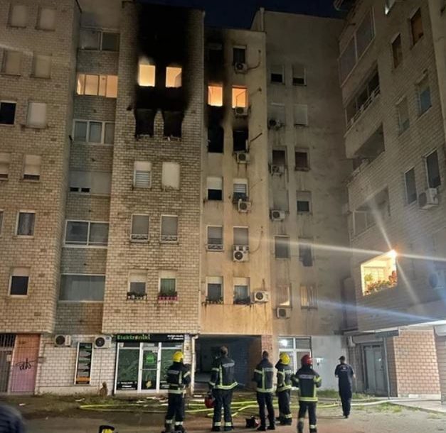 Konstatovana smrt na mjestu nesreće: U požaru na Novom Beogradu poginula osamdesetogodišnja starica