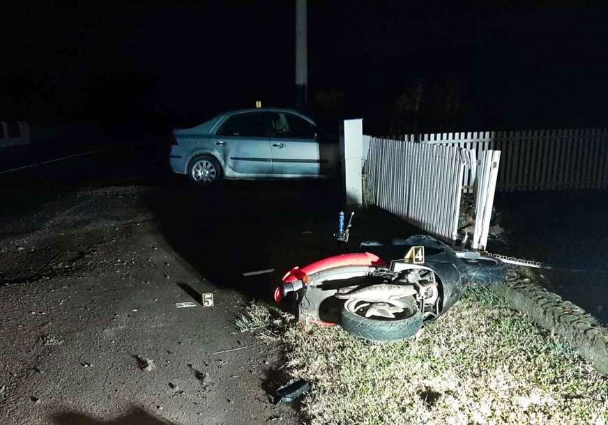 Saobraćajna nesreća kod Bijeljine: U sudaru automobila i mopeda POVRIJEĐEN MALOLJETNIK