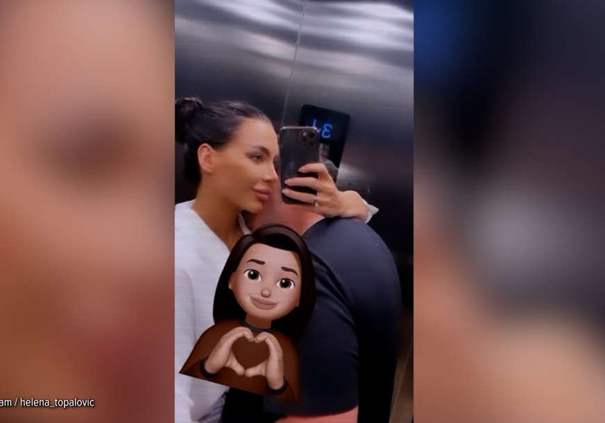 NAJAVILA PROSLAVU Helena razmjenjuje nježnosti u liftu sa mužem (VIDEO)