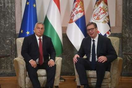 Vučić ugostio Orbana: Sastanak u predsjedništvu Srbije (FOTO)