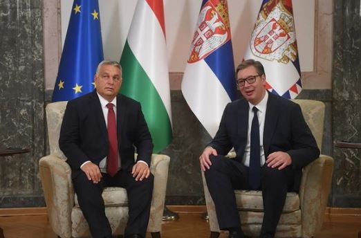 Vučić ugostio Orbana: Sastanak u predsjedništvu Srbije (FOTO)