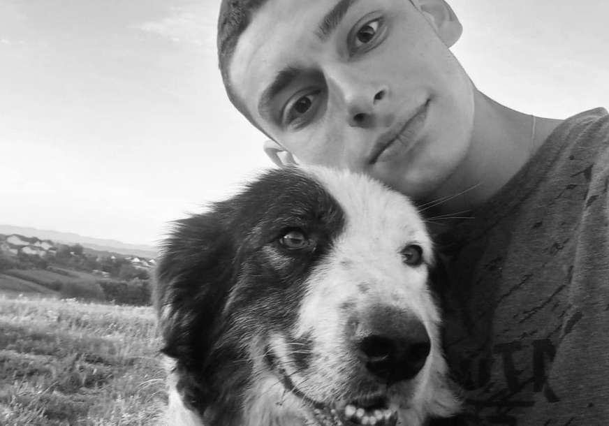 PRNJAVOR ZAVIJEN U CRNO Danas sahrana tragično preminulog Gorana (19), mladog zaštitnika životinja