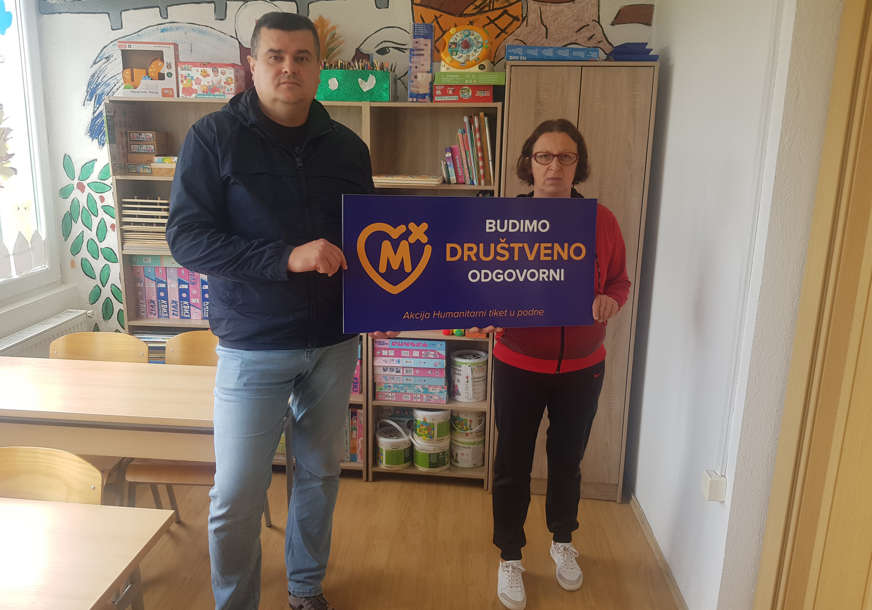 "Humanitarni tiket u podne" usrećio još 3 udruženja: Donacije iz Mozzarta stigle u Nevesinje, Banjaluku i Vukosavlje