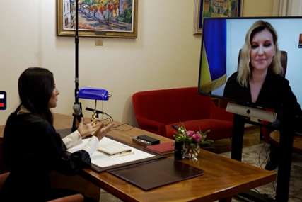 "Želim vam mir kao glavni preduslov napretka" Tamara Vučić razgovarala sa Olenom Zelenskom (VIDEO)