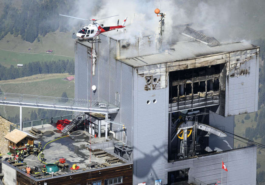 Vatra na Alpama: U restoranu na visini od 3.000 metara izbio požar