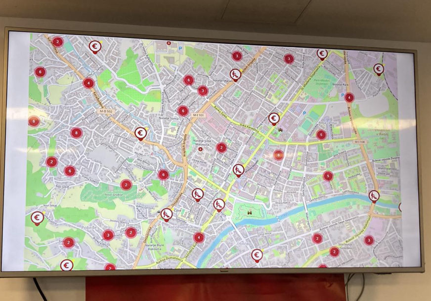 "Od kada su na čelu grada lažni fudbaleri" SNSD predstavio interaktivnu mapu sa 303 problema u Banjaluci (FOTO)