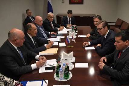 Sastanak Vučića sa Lavrovom "Ponovio sam opredjeljenje Srbije za poštovanje Povelje UN i Rezolucije 1244"