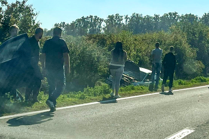 DVIJE NESREĆE U MINUTI Povrijeđena žena pukom srećom ostala živa (FOTO)