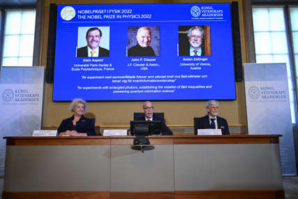 "Pionirski rad u kvantnoj informatičkoj nauci" Trojica naučnika dijele Nobelovu nagradu za fiziku
