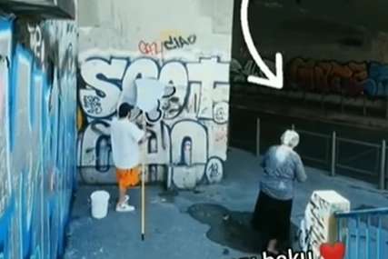 "KRALJICE!" Kad su vidjeli šta je baka ostavila momcima koji crtaju grafit svi su se raznježili (VIDEO)