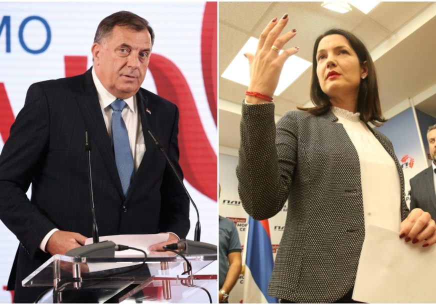 Milorad Dodik i Jelena Trivić