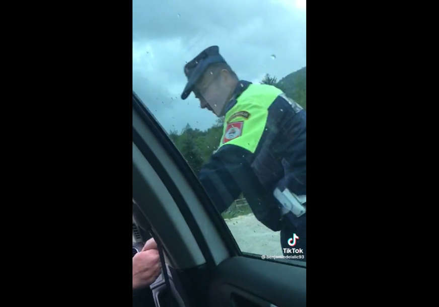 "Evo za ovu kaznu" Snimio "čašćavanje" policajca i objavio na društvenim mrežama (VIDEO)
