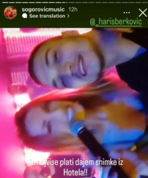 FOTO:  SOGOROVICMUSIC / INSTAGRAM