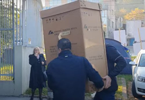 Suđenje Novaliću i ostalima: U Sud BiH dovezen kineski respirator (VIDEO)