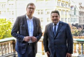 Aleksandar Vučić i Nenad Stevandić u Beogradu