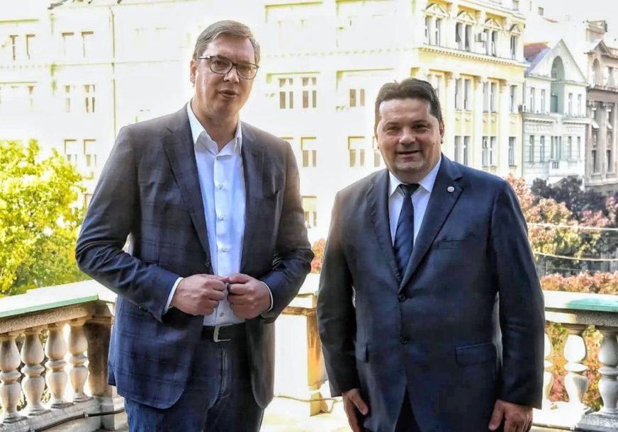Aleksandar Vučić i Nenad Stevandić u Beogradu