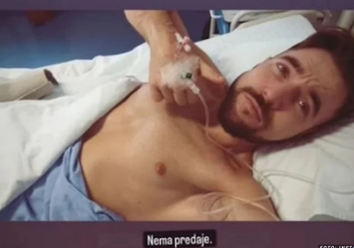 "Nema predaje" Glumac hospitalizovan, oglasio se iz bolničkog kreveta (FOTO)