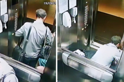 Ženu suprug porodio u liftu: Sve je snimila nadzorna kamera (VIDEO)