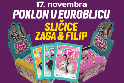 Obradujte svoje mališane: Sličice jutjubera Zage i Filipa POKLON IZNENAĐENJE u “EuroBlicu” 1. decembra