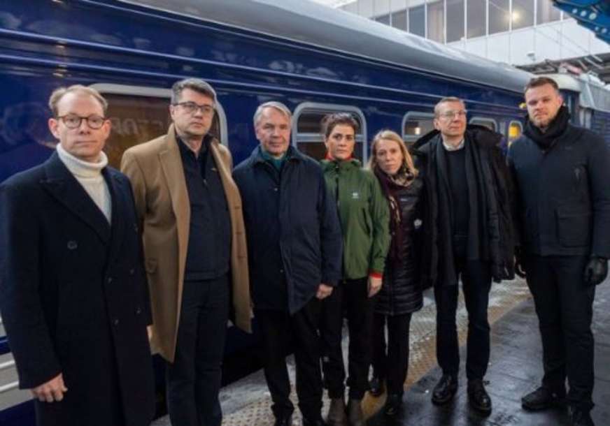 "Ukrajina će pobijediti" Ministri spoljnih poslova 7 nordijskih zemalja otputovali u Kijev da pokažu solidarnost (FOTO)