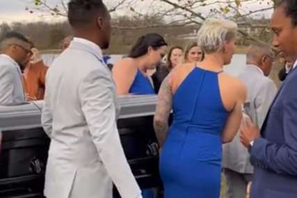"Sahraniće ga mlada!" Mladoženja na vjenčanje došao u mrtvačkom sanduku, snimak izazvao lavinu komentara (VIDEO)
