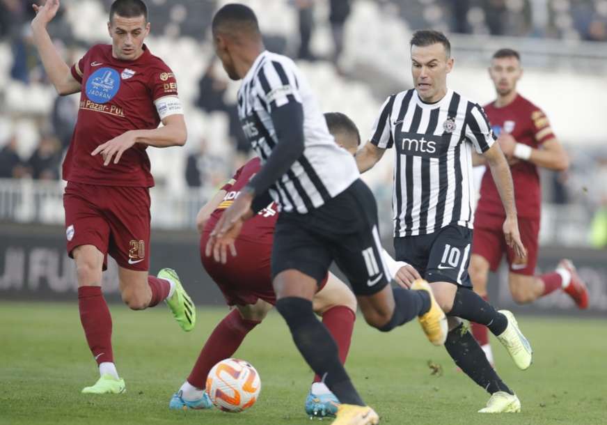 Jović donio trijumf crno-bijelima: Partizan zimuje na "minus 10"
