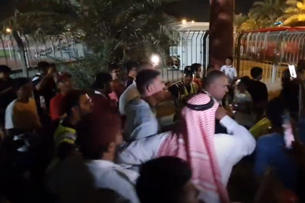 DRAMA U BAHREINU Policija i obezbjeđenje FSS spašavali Vlahovića (VIDEO)